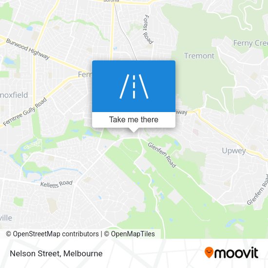 Nelson Street map