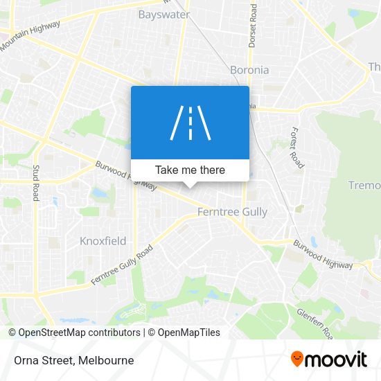 Orna Street map