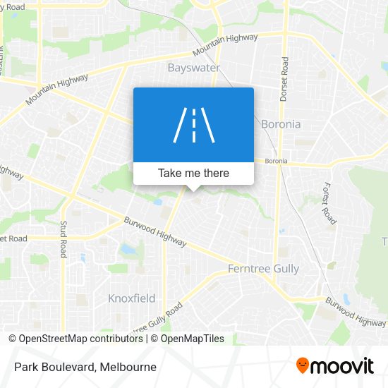 Park Boulevard map