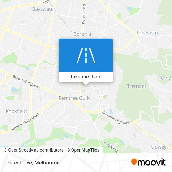 Peter Drive map