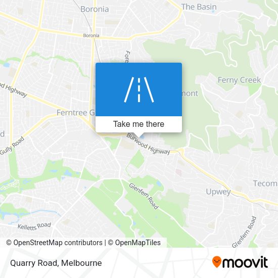 Quarry Road map