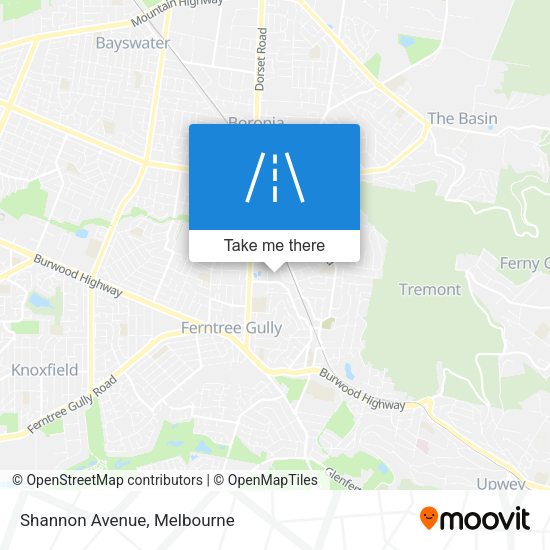 Shannon Avenue map