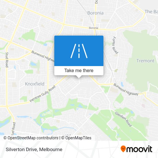 Silverton Drive map
