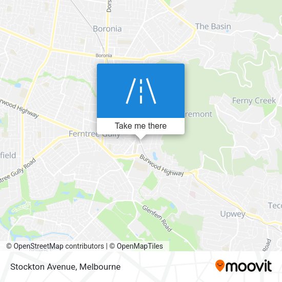 Stockton Avenue map
