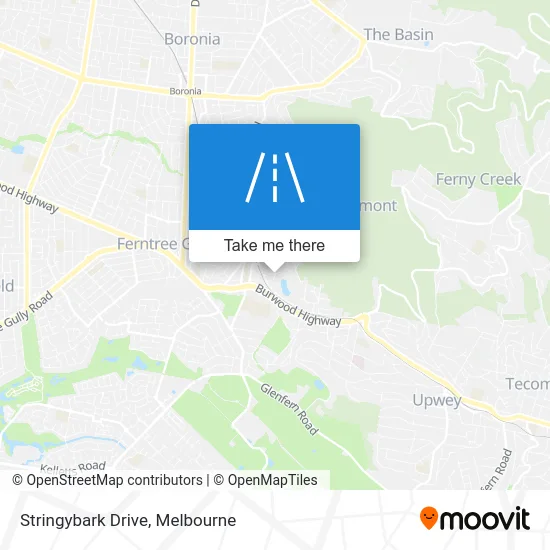 Mapa Stringybark Drive