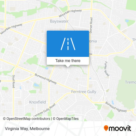 Virginia Way map