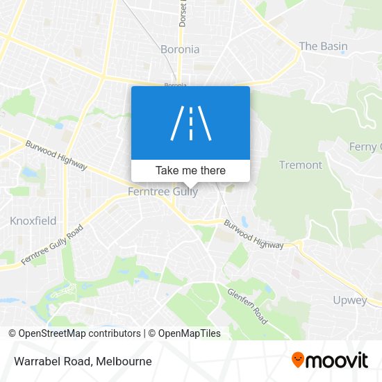 Warrabel Road map