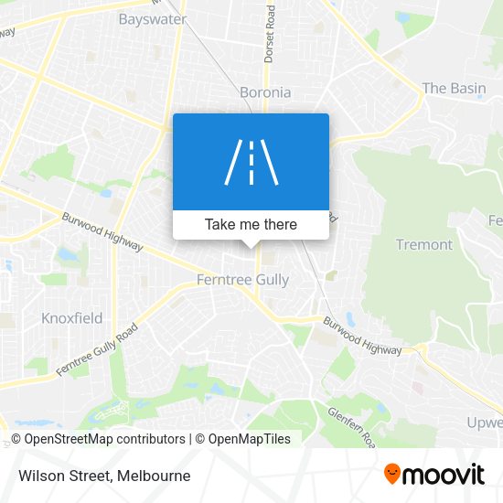 Wilson Street map