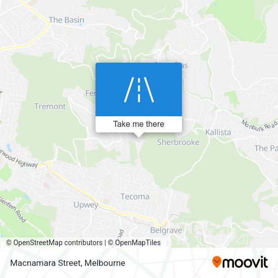 Macnamara Street map