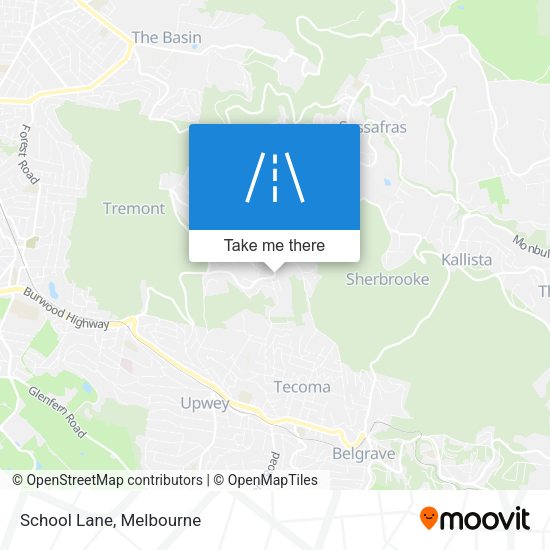 School Lane map