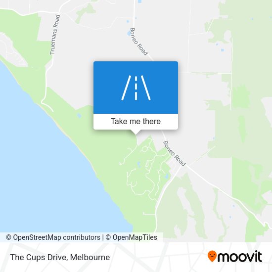The Cups Drive map