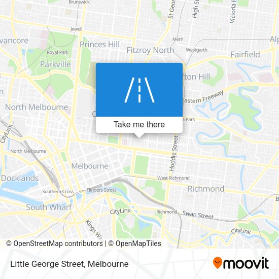 Little George Street map