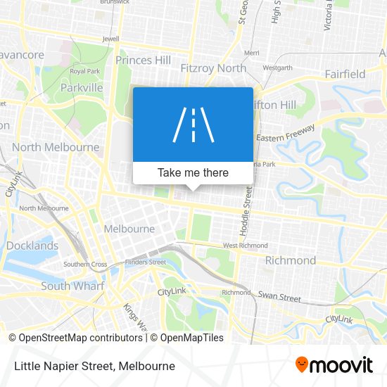 Little Napier Street map