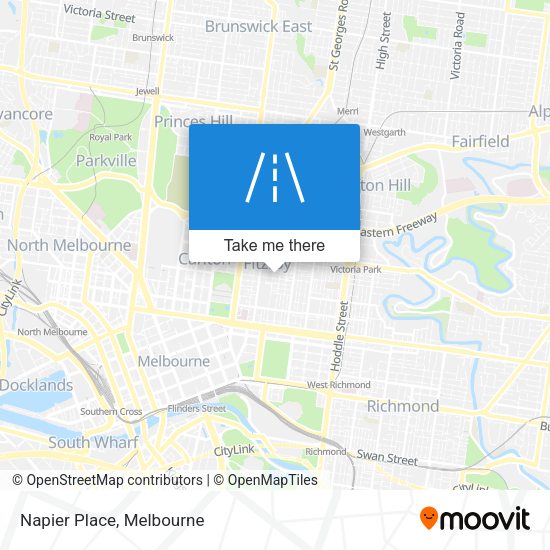 Napier Place map