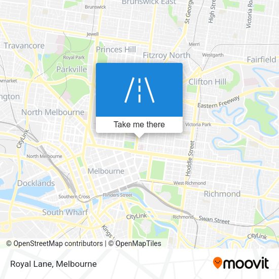 Royal Lane map