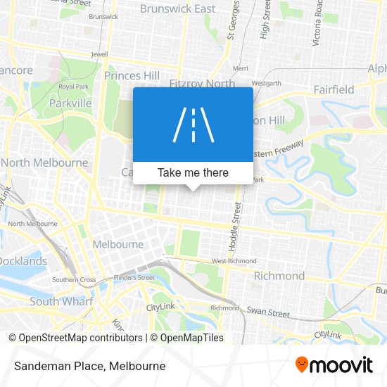 Sandeman Place map