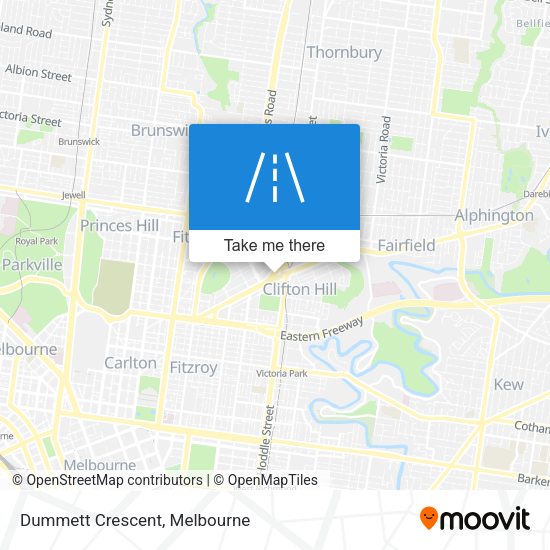 Dummett Crescent map