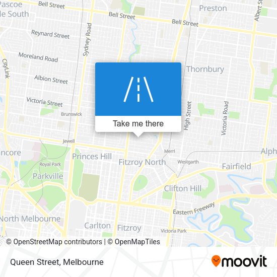 Queen Street map