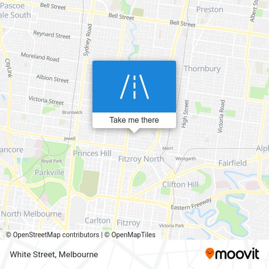 White Street map