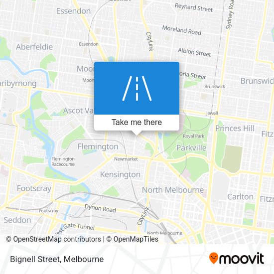 Bignell Street map
