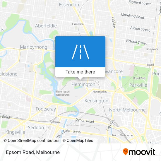 Epsom Road map