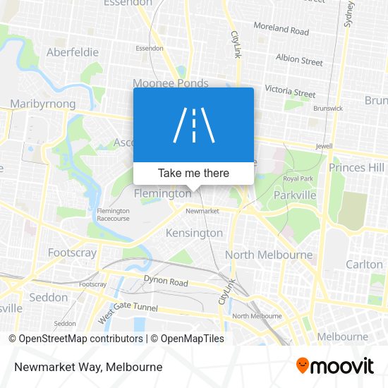 Newmarket Way map