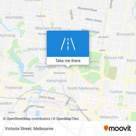 Victoria Street map