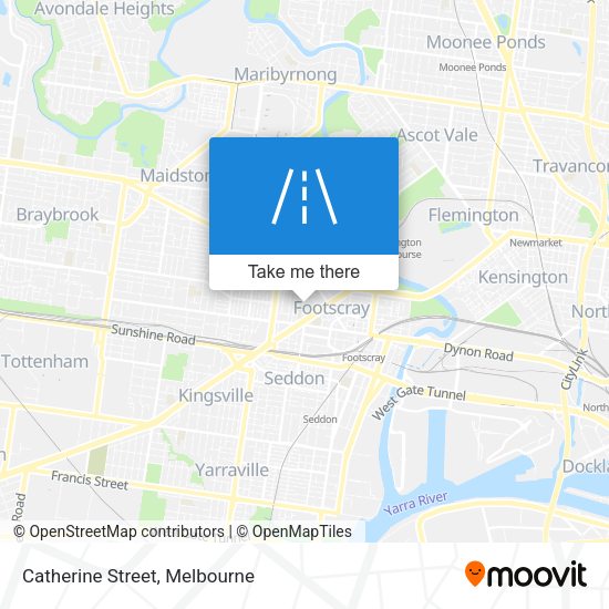 Catherine Street map