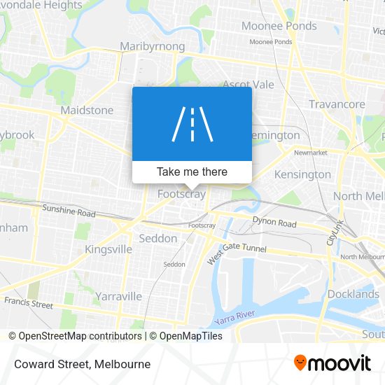 Coward Street map