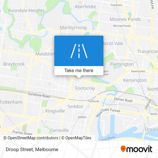 Droop Street map