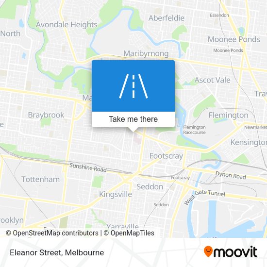 Eleanor Street map