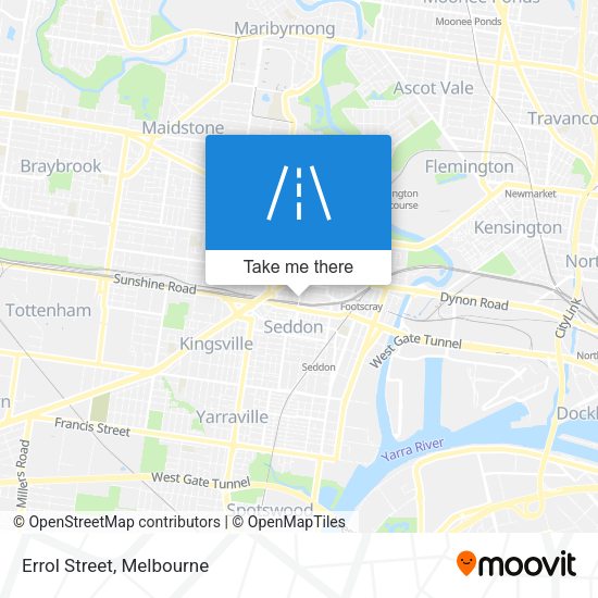 Errol Street map