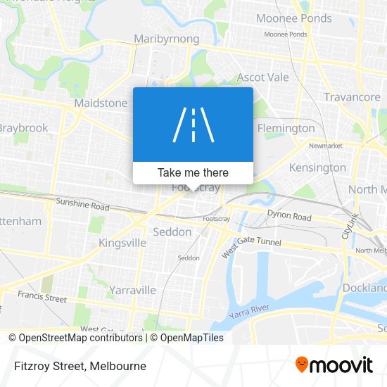 Fitzroy Street map