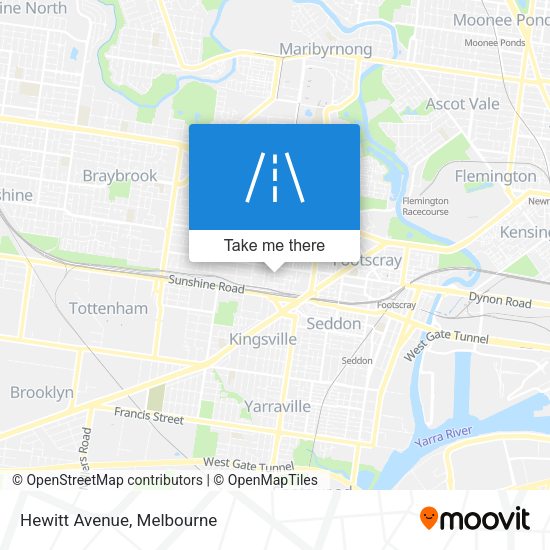 Hewitt Avenue map