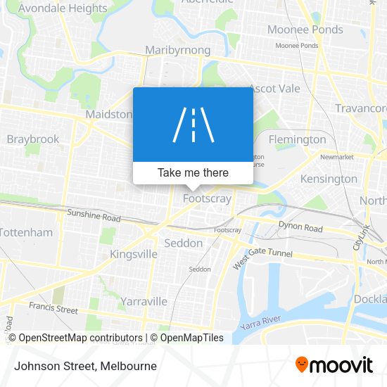 Johnson Street map