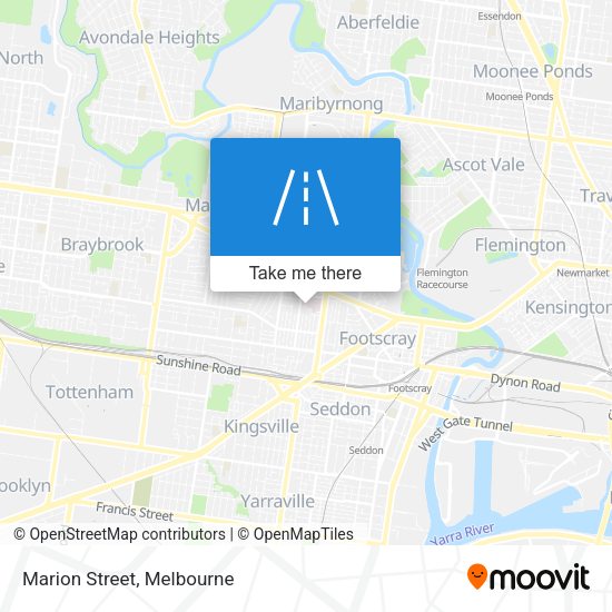 Marion Street map