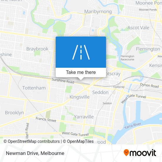 Newman Drive map