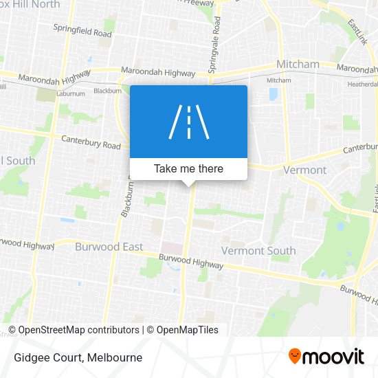 Gidgee Court map