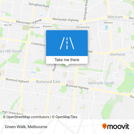 Green Walk map