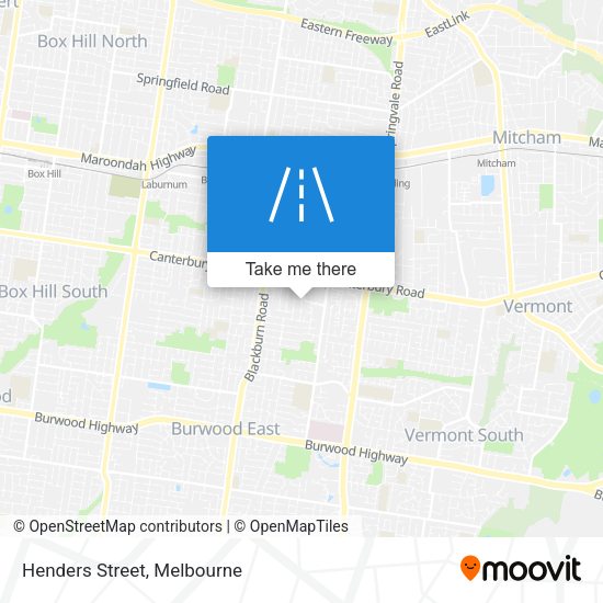 Henders Street map