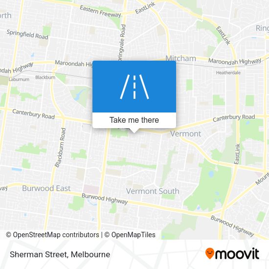 Sherman Street map