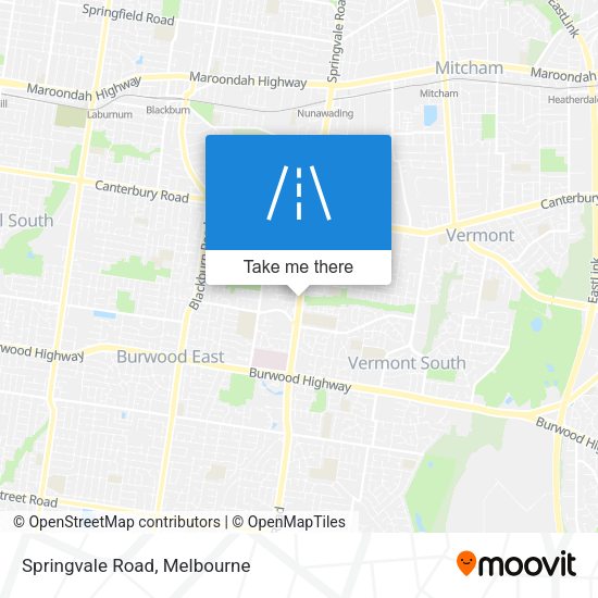 Springvale Road map
