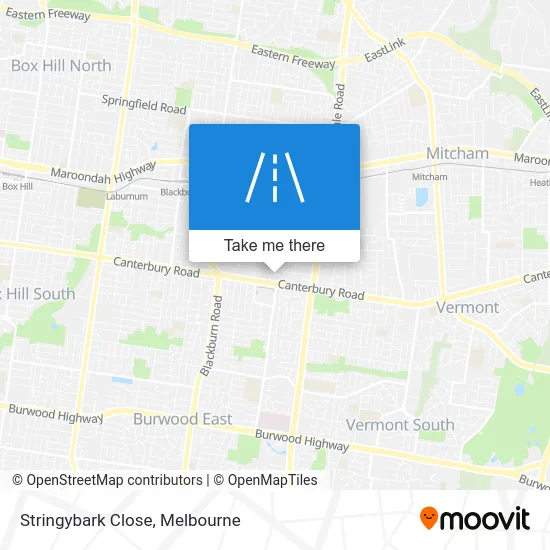 Mapa Stringybark Close