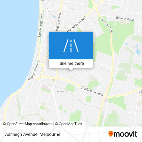 Ashleigh Avenue map
