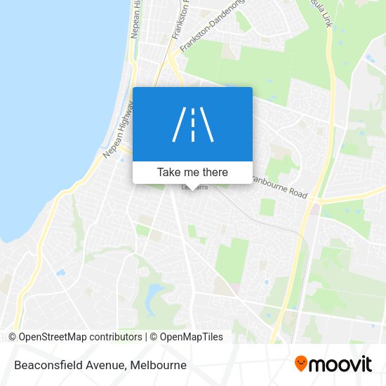 Beaconsfield Avenue map