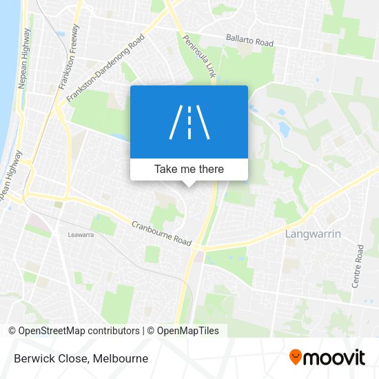 Berwick Close map