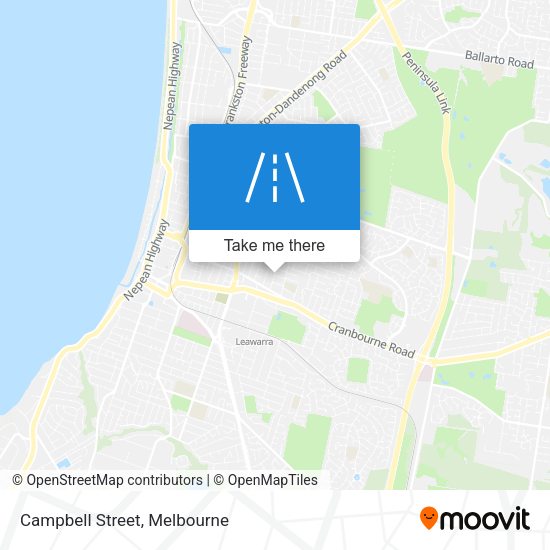 Campbell Street map
