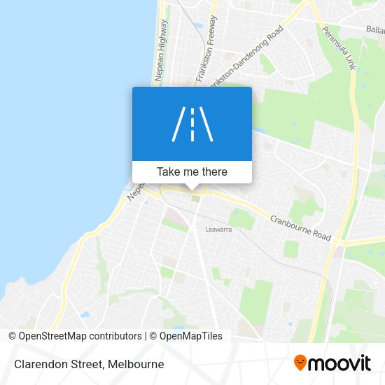 Clarendon Street map