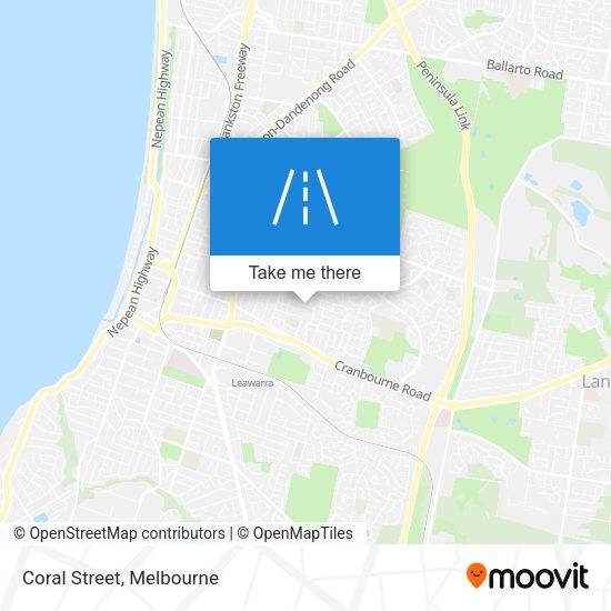 Coral Street map