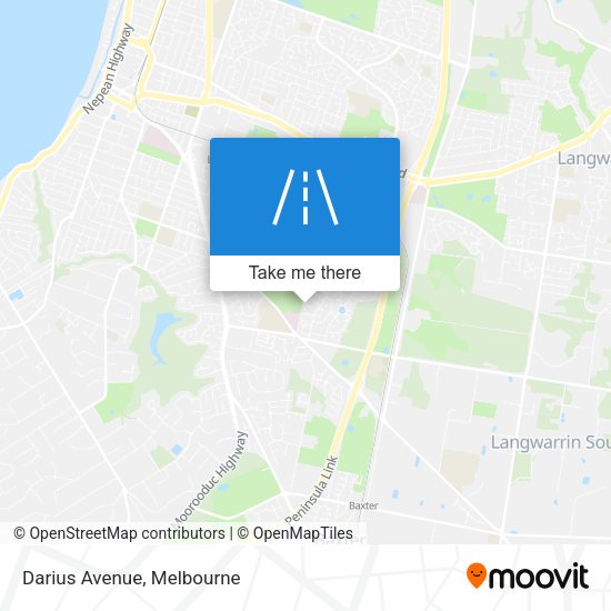 Darius Avenue map